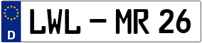 Truck License Plate